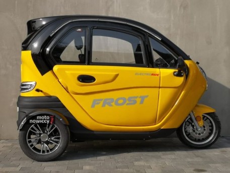 ELECTRORIDE Frost skuter elektryczny zadaszony żółty 2023